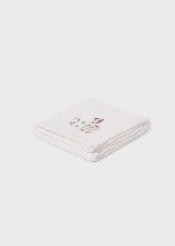 Mayoral Cream Giraffe Blanket