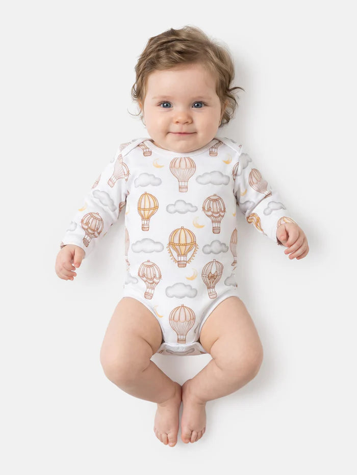 Beige Balloon Babygrow 5 Piece Set