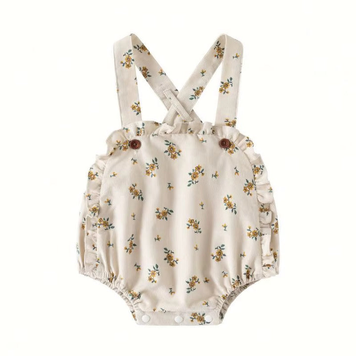 Floral Dungaree Romper