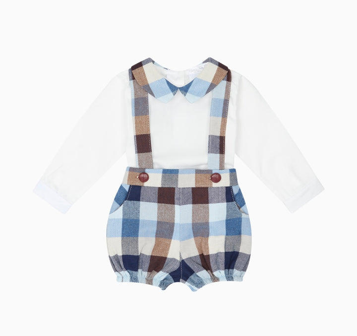 Deolinda Blue Tartan 2 Piece