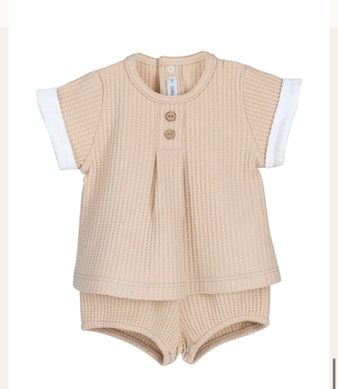 Calamaro Beige Short Set