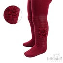 Burgandy Diamond Tights