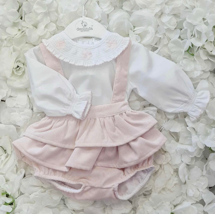 Deolinda Soft Pink Romper Set