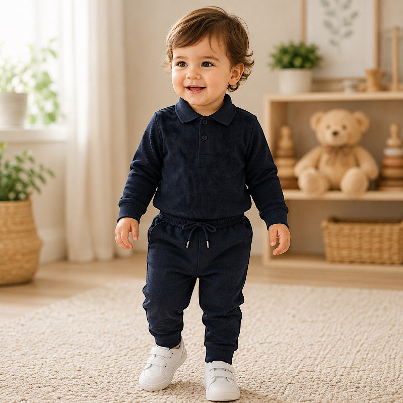 Navy Polo Tracksuit