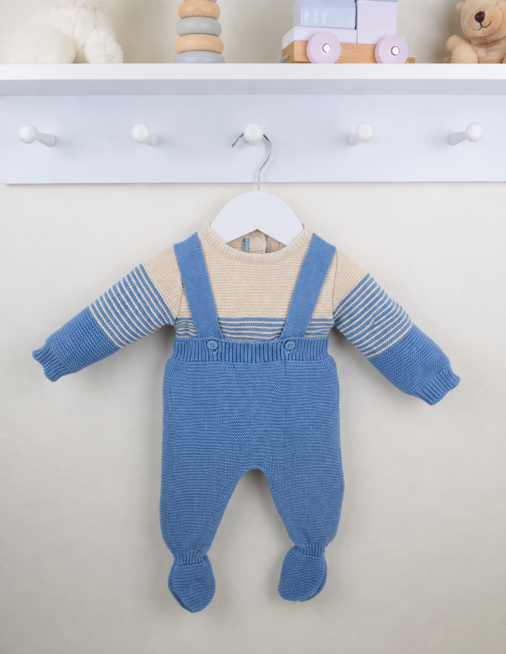 Pex Dusky Blue Dungarees