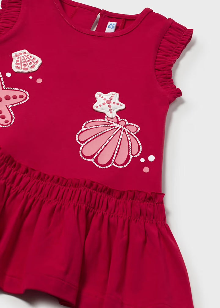 Mayoral Red Seashell Dress
