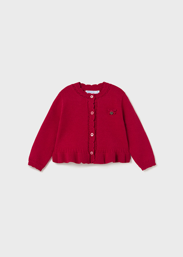Mayoral Red Knitted Cardigan