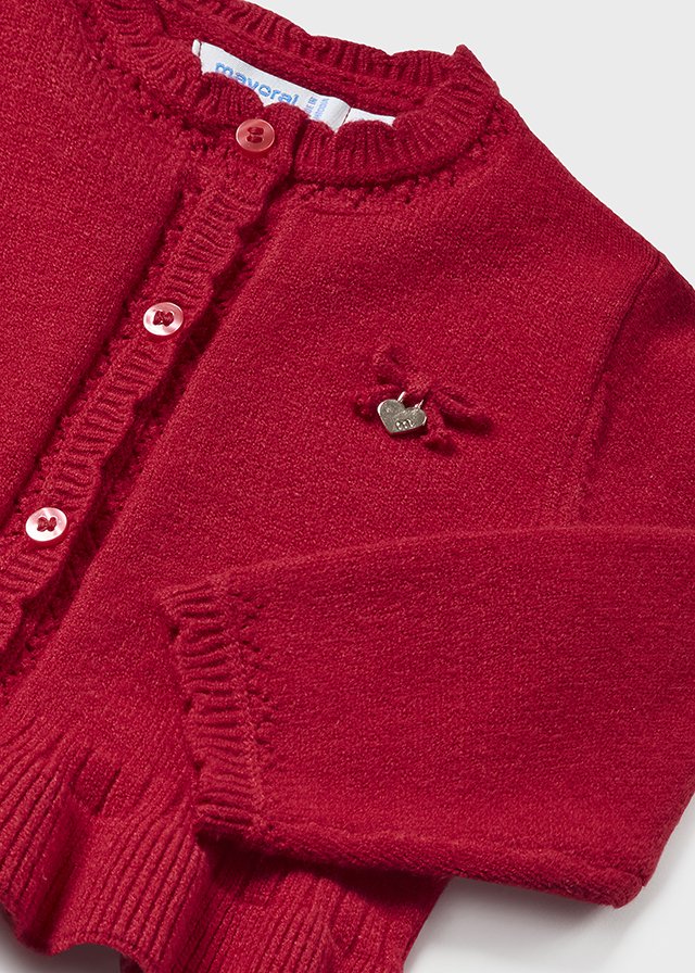 Mayoral Red Knitted Cardigan