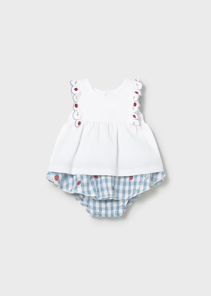 Mayoral Strawberry Skirted Jam Set