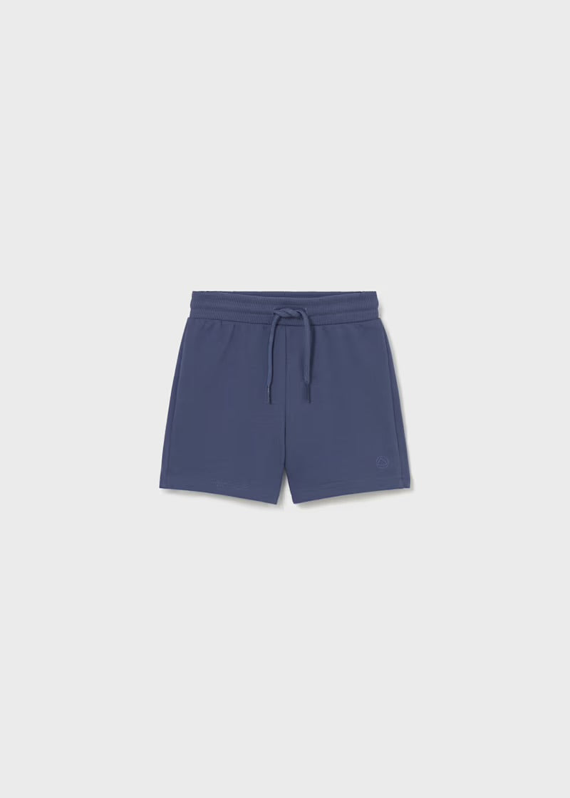 Mayoral Serigraph T-Shirt & Navy Fleece Shorts