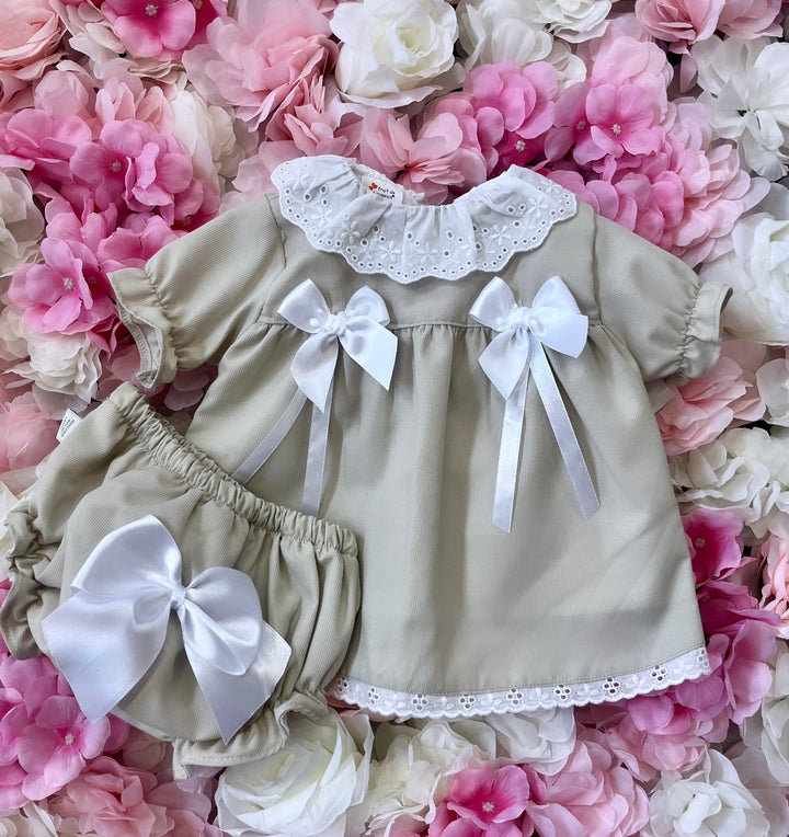 Bow Dress & Bloomers