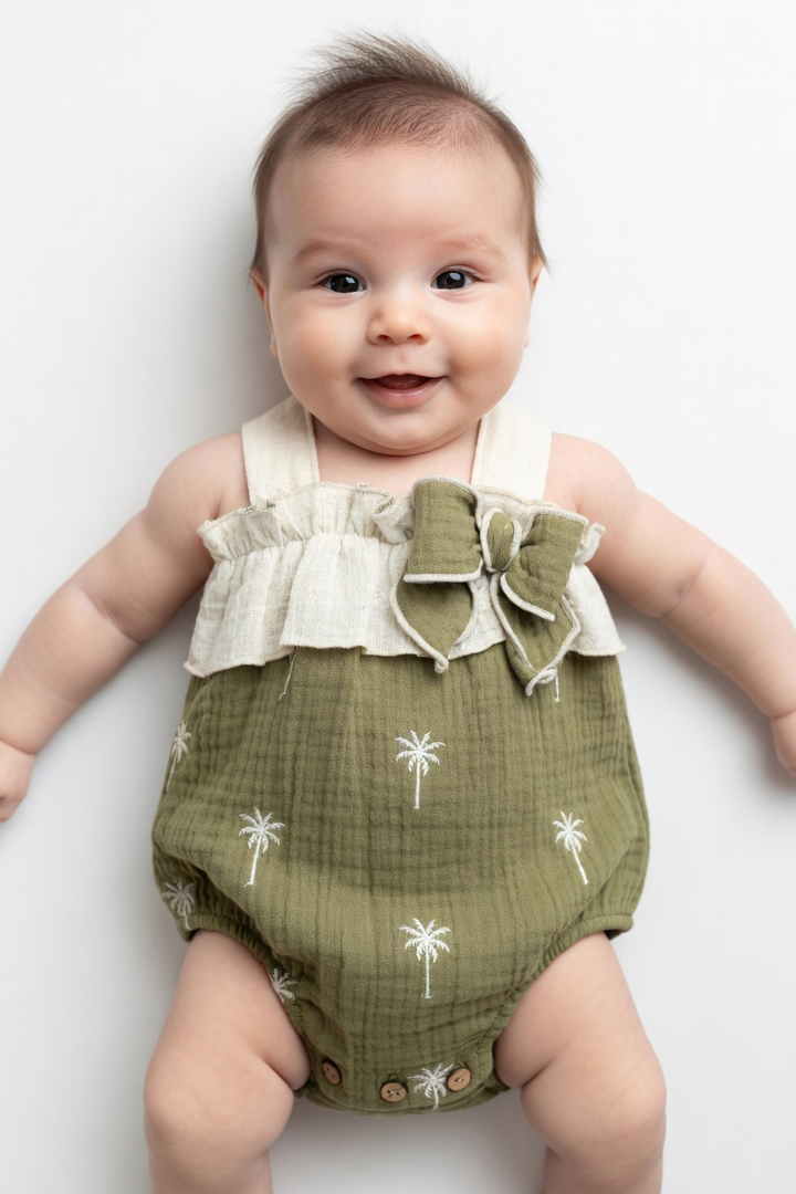 Calamaro Palm Tree Romper