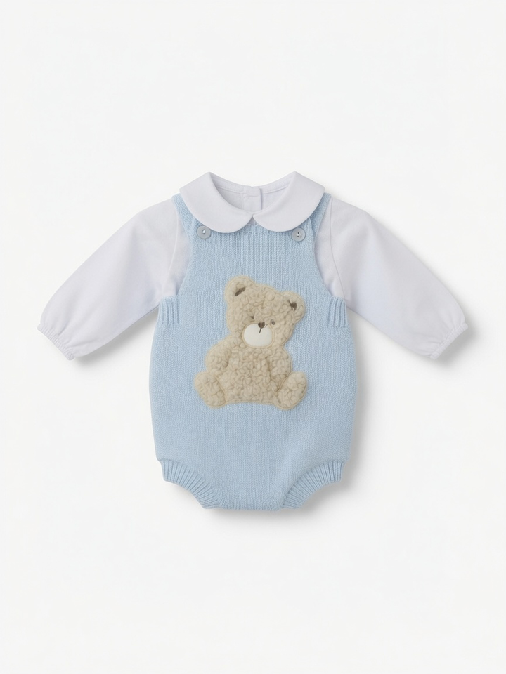 Pex Blue Teddy Romper