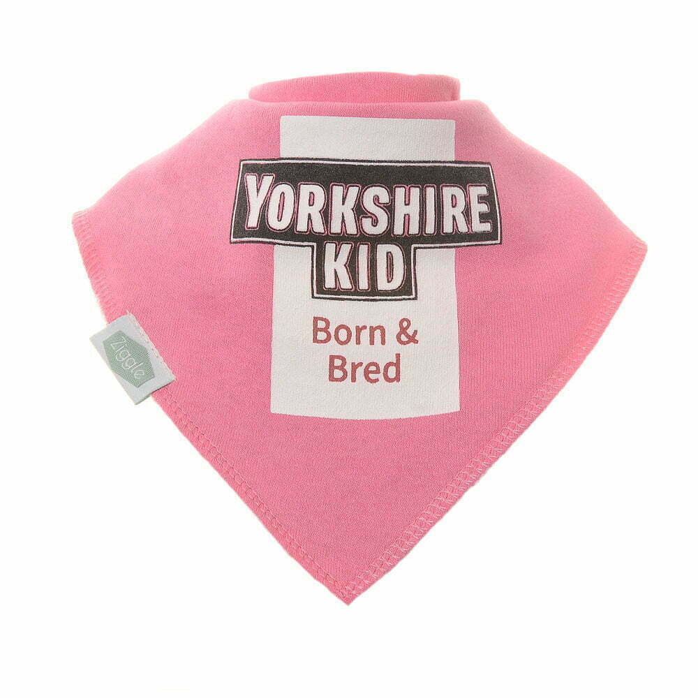 Ziggle Yorkshire Kid Dribble Bib - Pink
