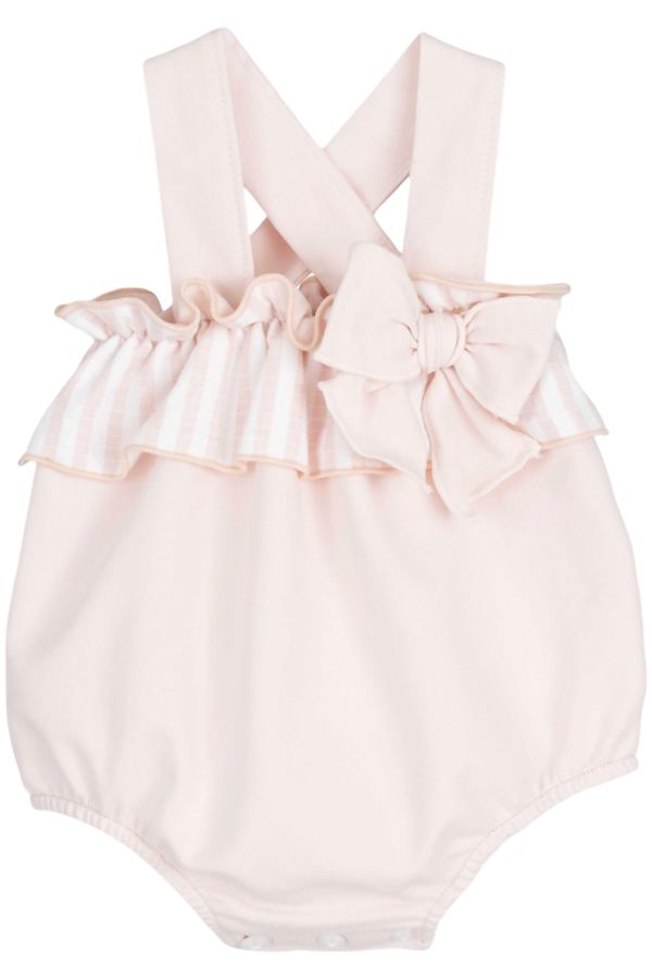 Calamaro Pink Stripe Romper