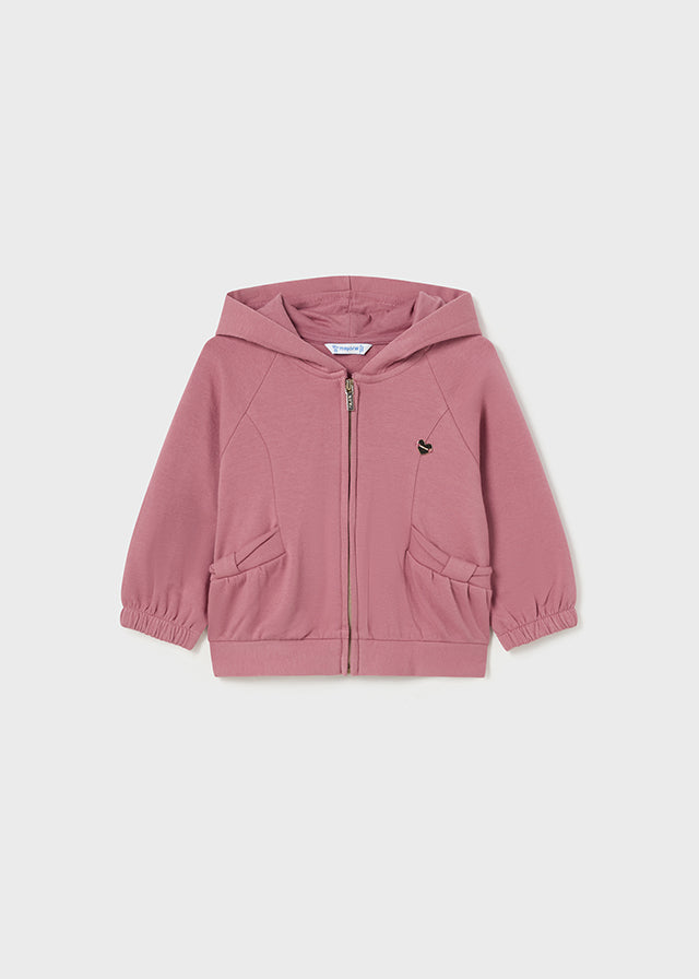 Mayoral Blush Zip Hoodie