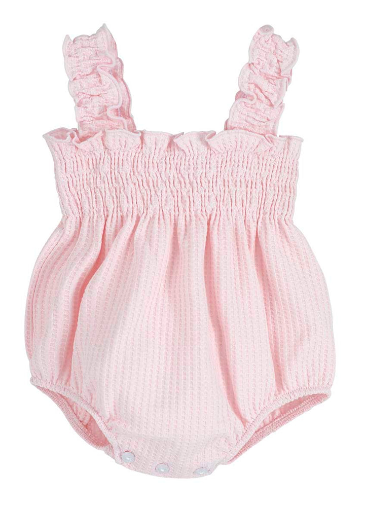 Calamaro Pink Bow Romper