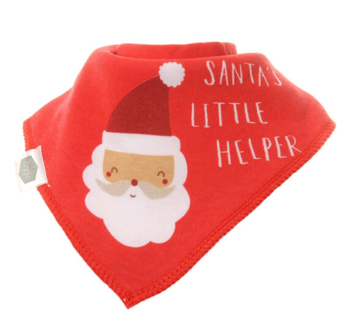 Ziggle Christmas Red Bib Set