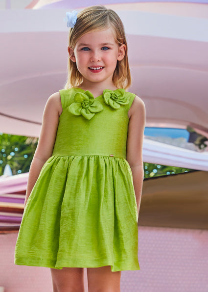 Mayoral Green Flower Dress