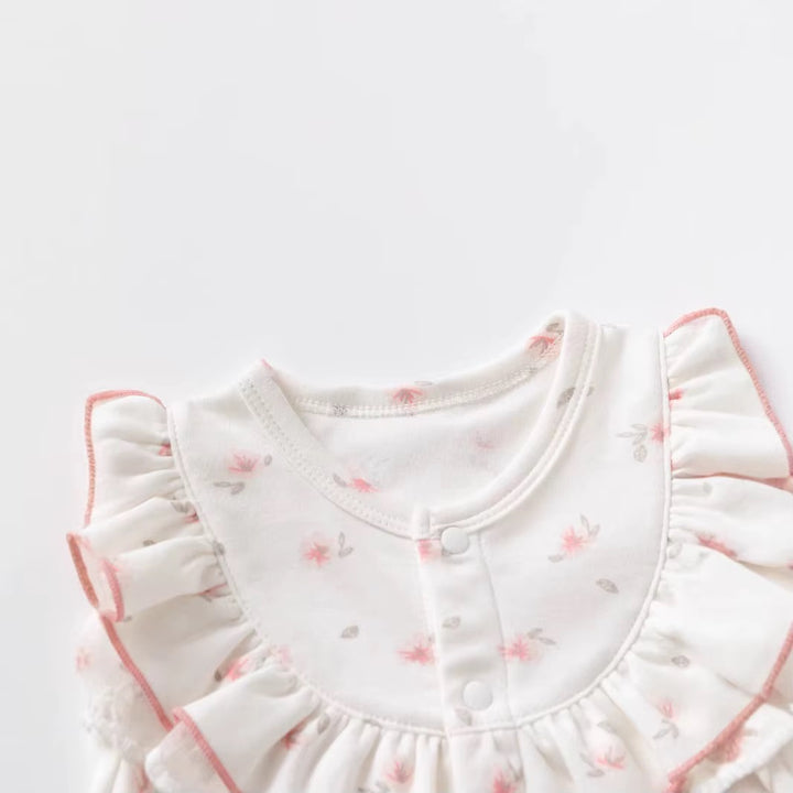 Delicate Floral Long Romper