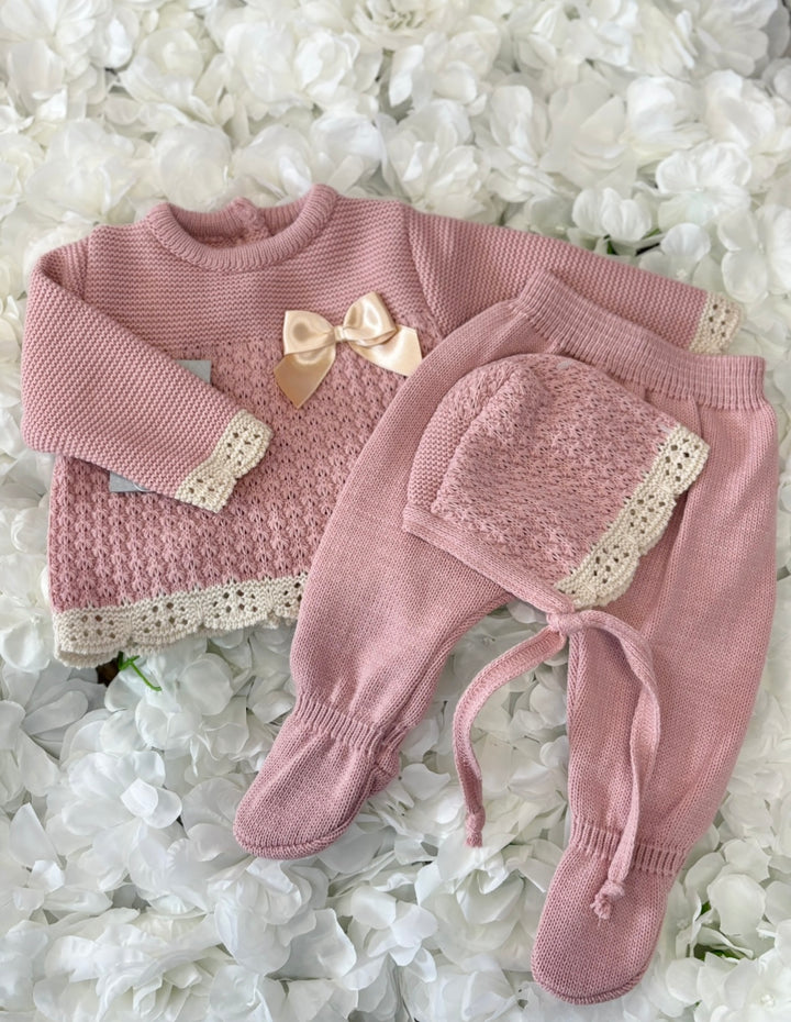 Rose Pink 3 Piece Set