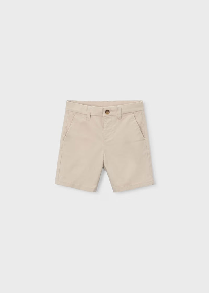 Mayoral Stone Shorts &  White Tee Set
