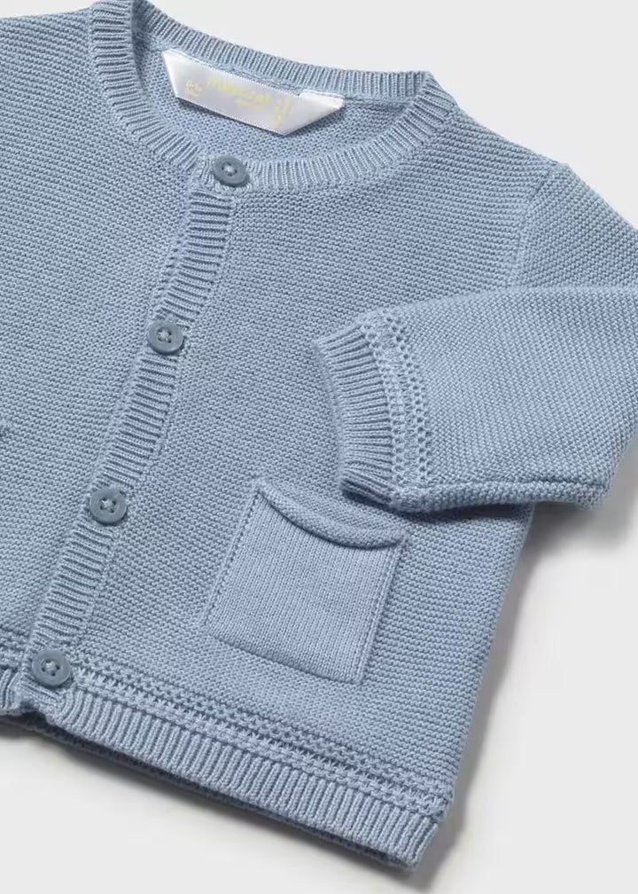 Mayoral Blue Knit Cardigan