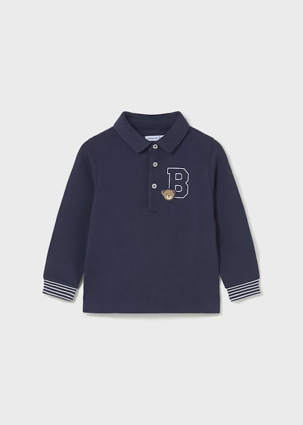 Mayoral Bear Polo Shirt