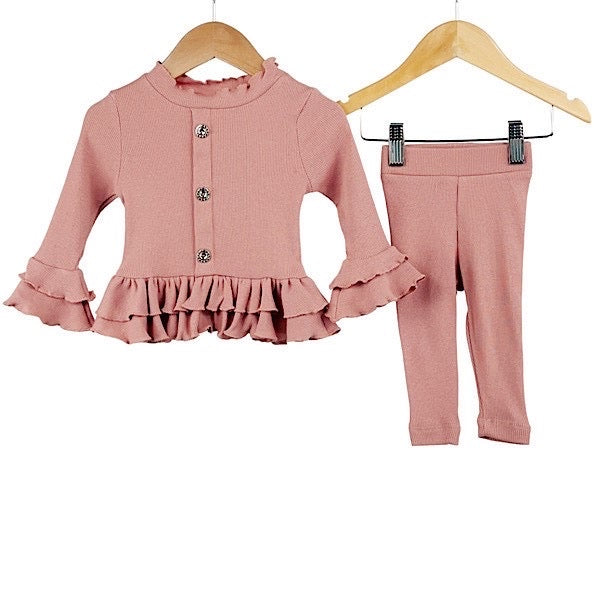 Pink Frill Co-Ord Set