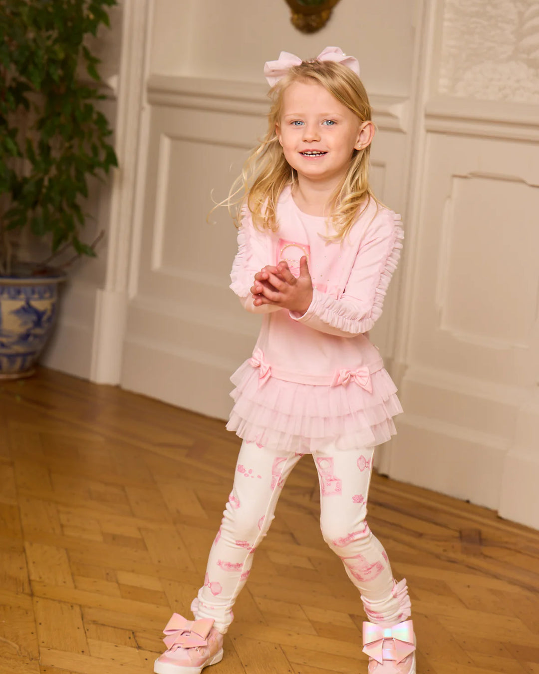 Caramelo Pink Jewellery Box Legging Set