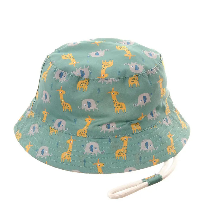 Ziggle Giraffe & Elephant Sun Hat