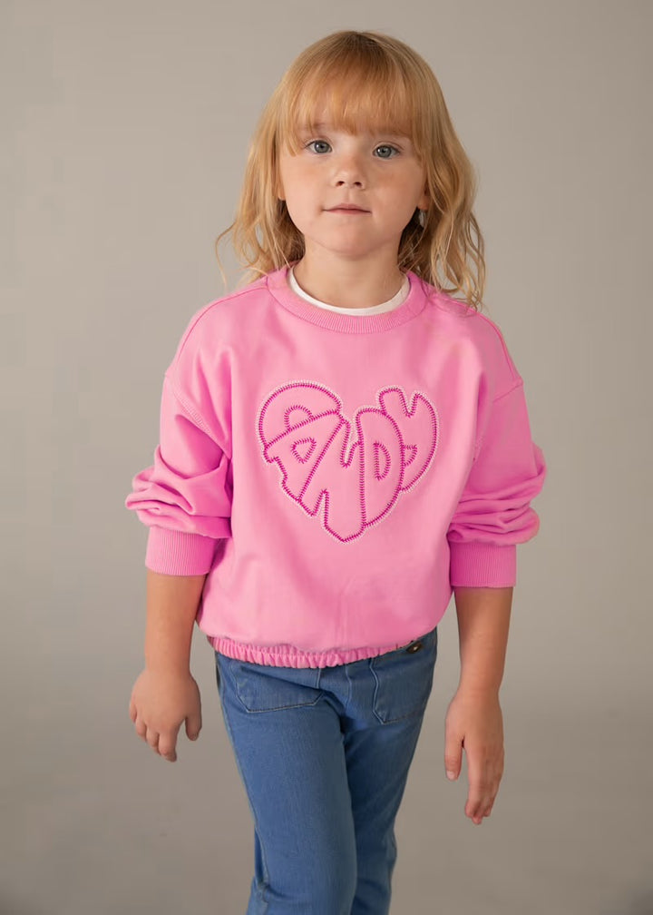 Mayoral Candy Embroidered Sweatshirt