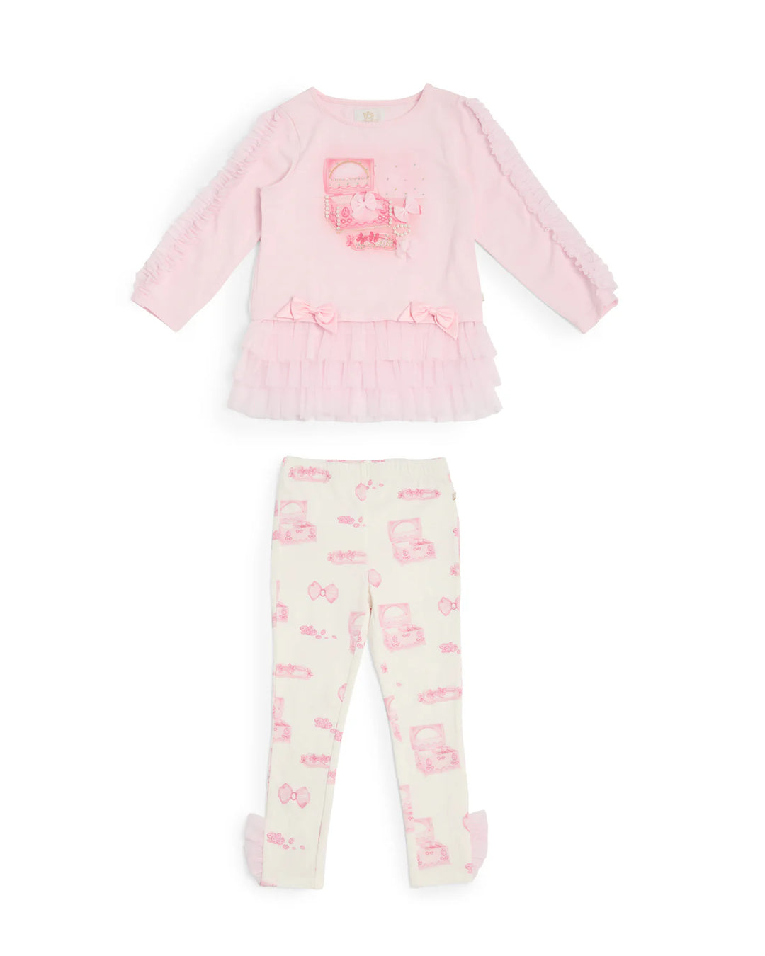 Caramelo Pink Jewellery Box Legging Set