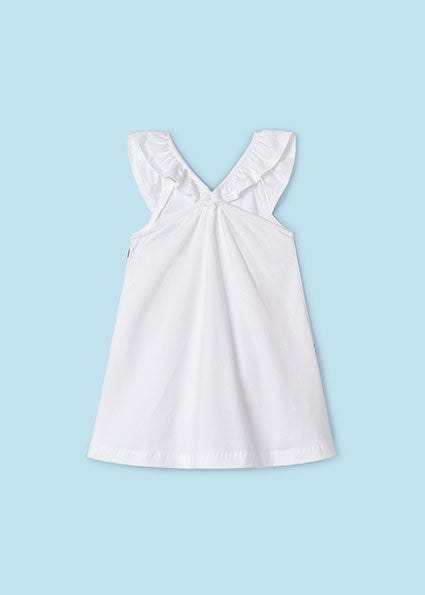 Mayoral White Print Dress
