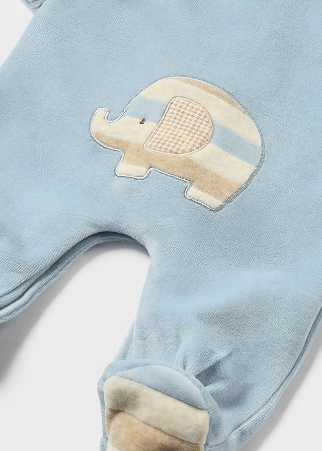 Mayoral Velour Giraffe Babygrow