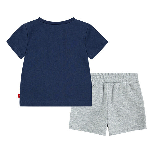 Levi’s Navy & Grey Short Set