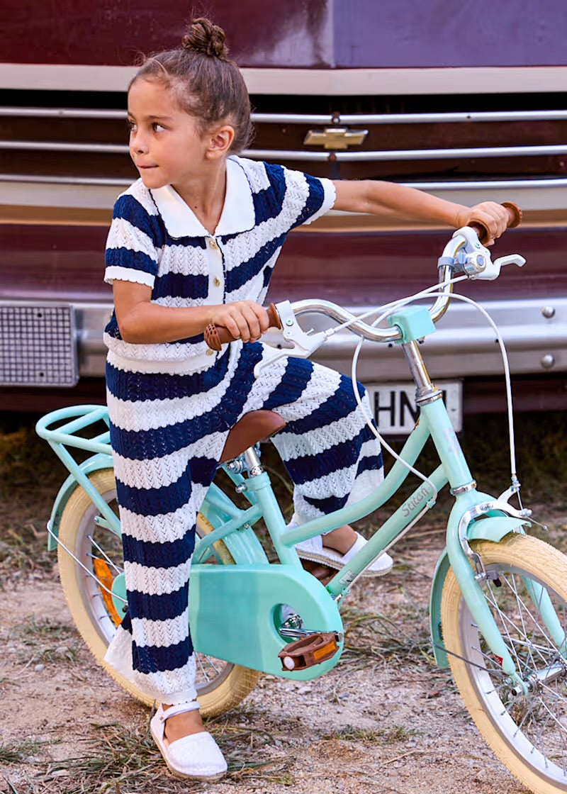 Mayoral Navy & Cream Trouser Set