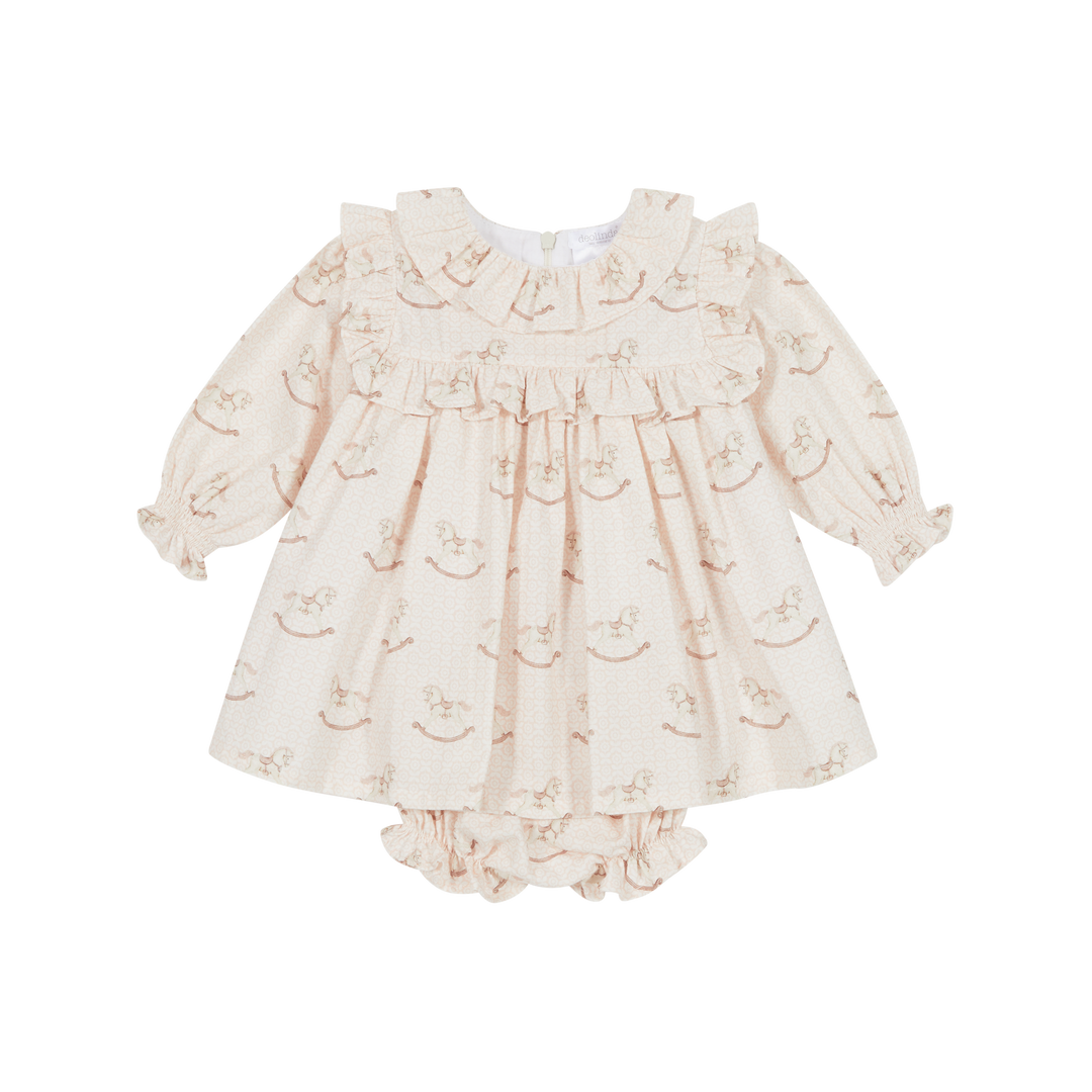 Deolinda Rocking Horse Dress & Bloomers