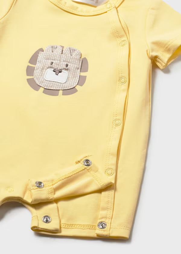 Mayoral Lemon Lion Romper