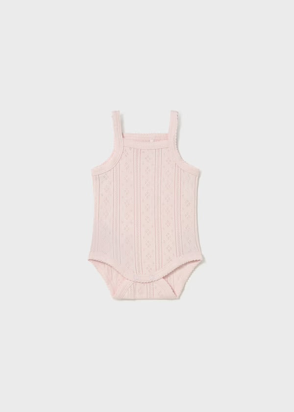 Mayoral Pink Vest Bodysuit