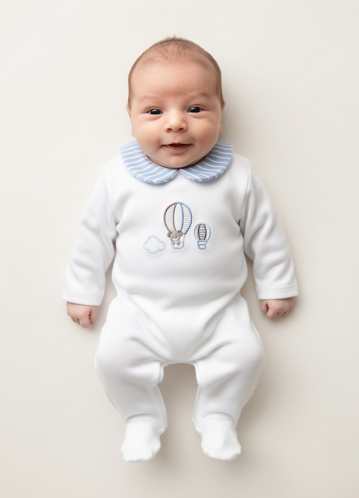 Mayoral Bear Balloon Sleepsuit