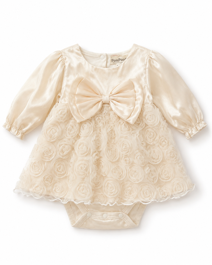 Cream Romper Dress