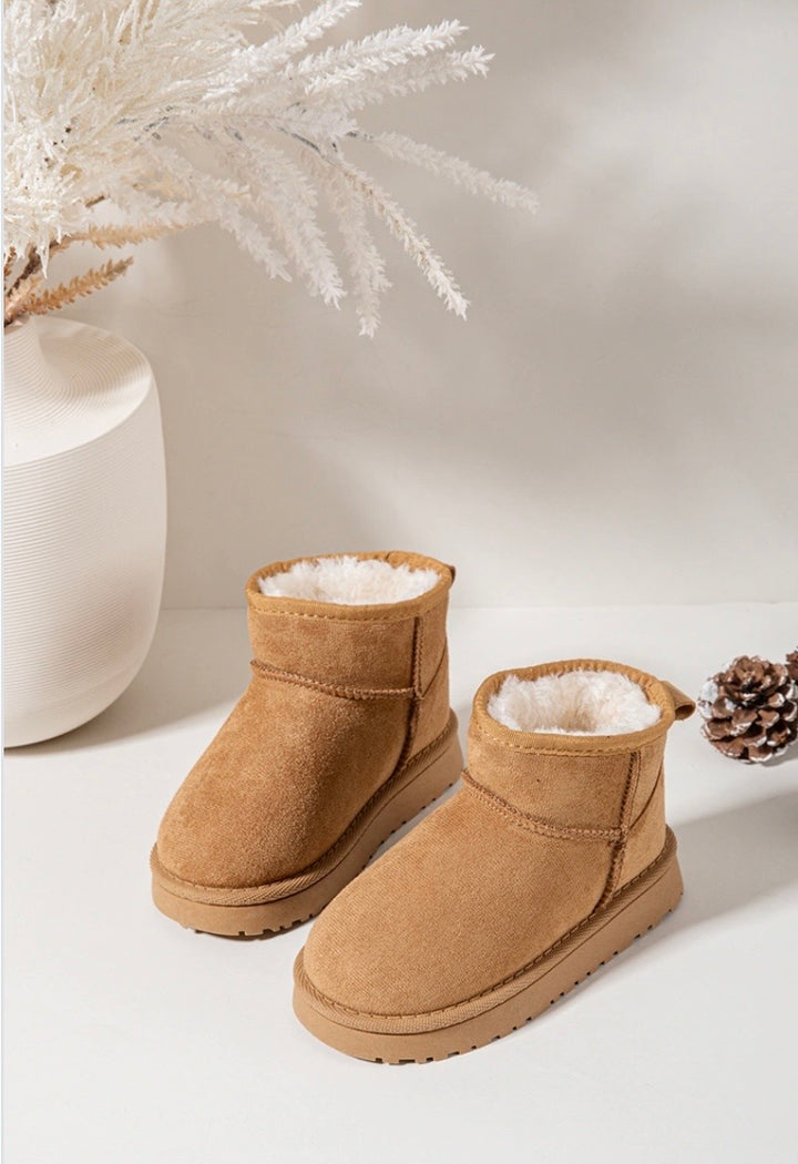 Camel Faux Suede Boots