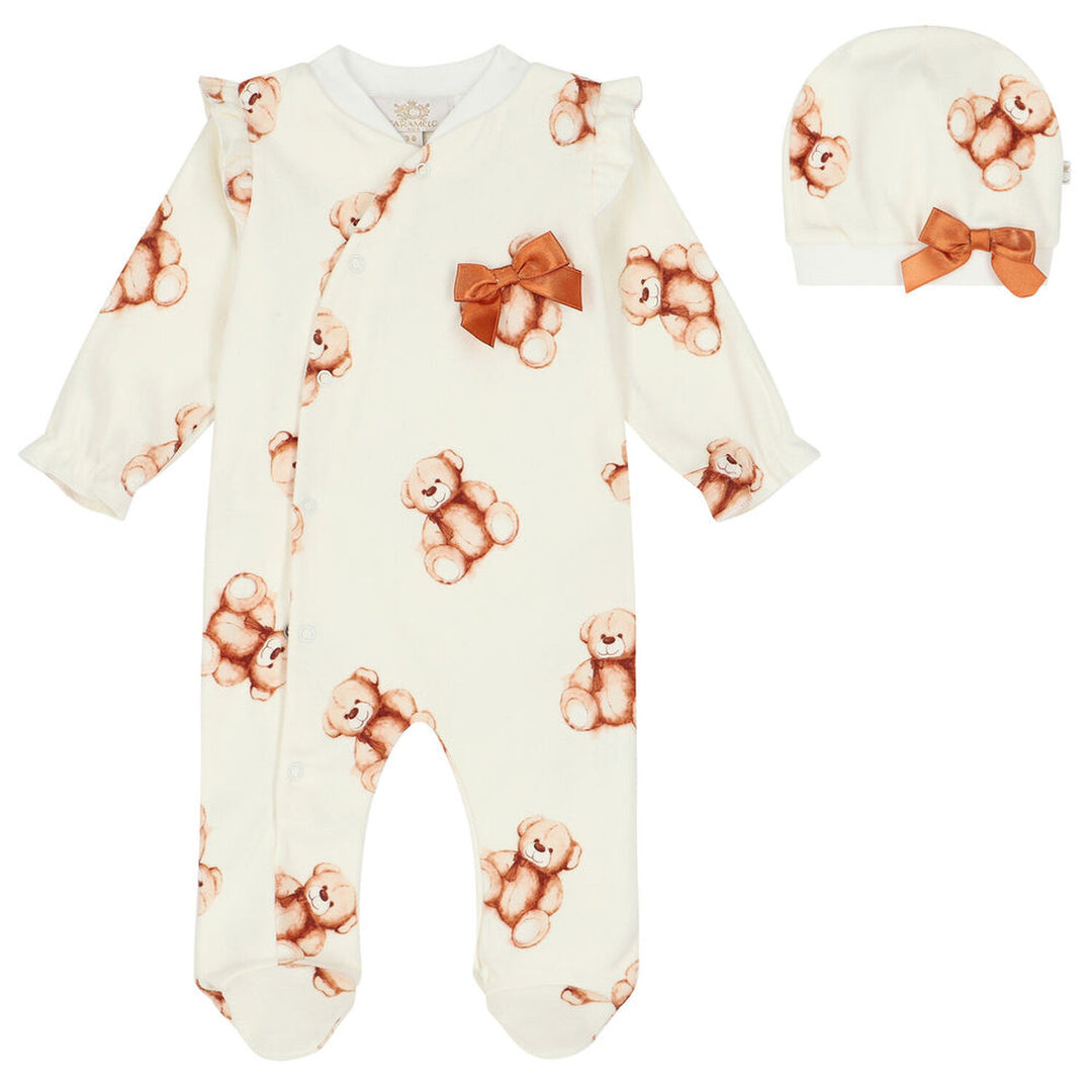 Caramelo Teddy Babygrow Set