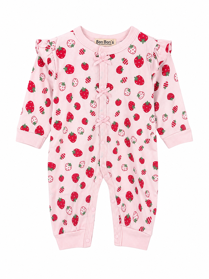 Strawberry Long Romper