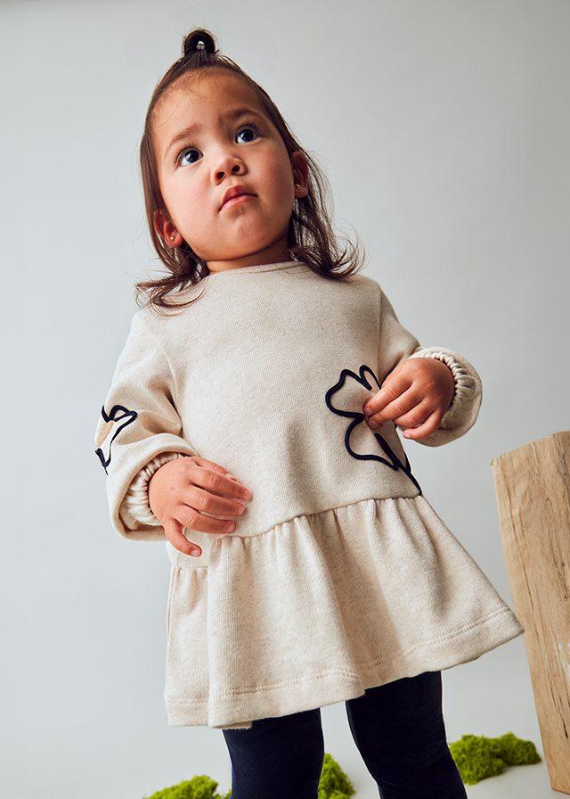 Mayoral Sand Flower Dress