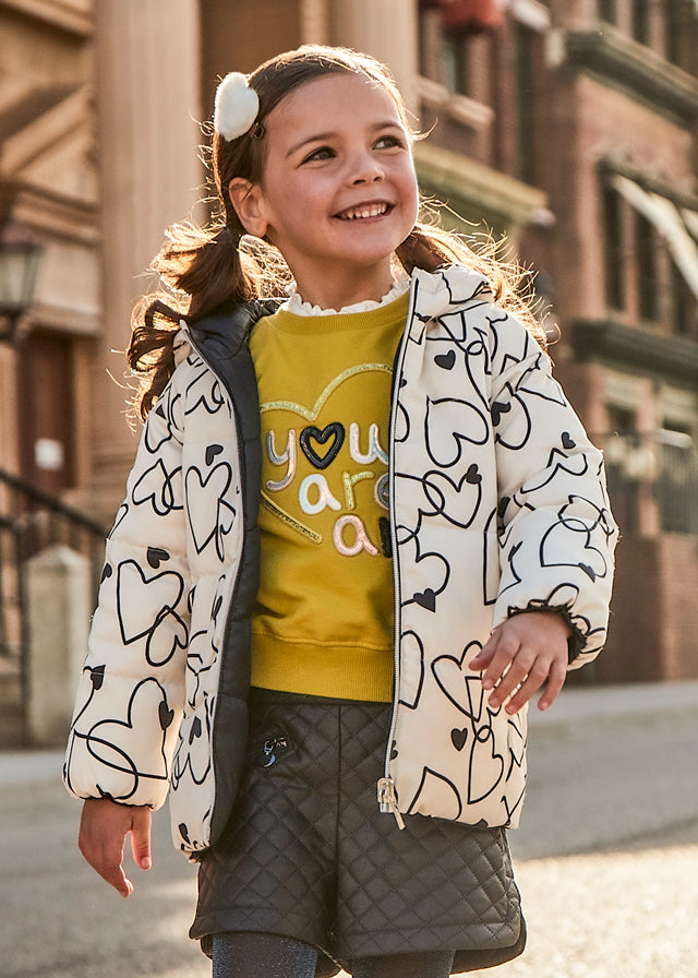 Mayoral Reversible Heart Coat