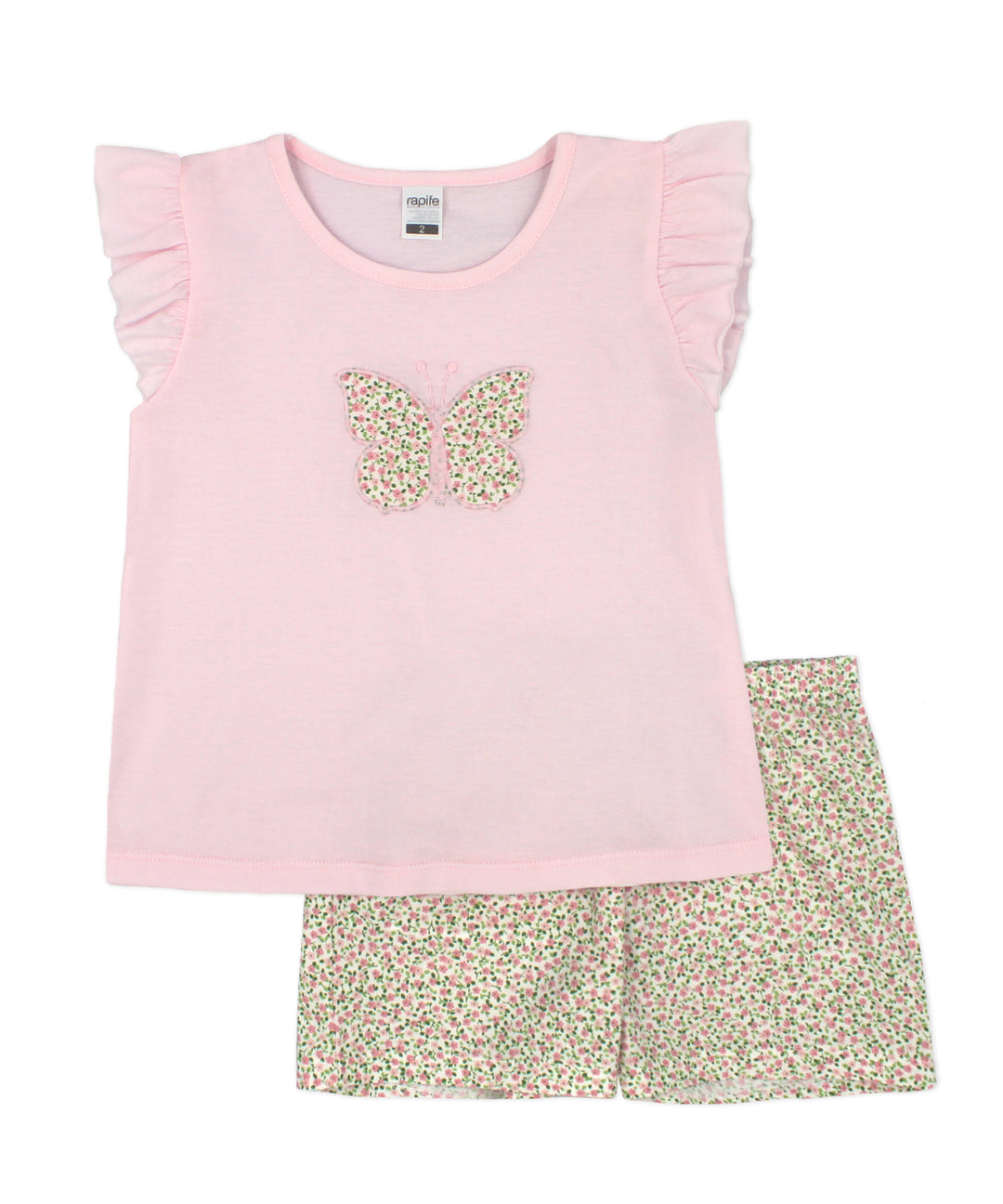 Rapife Butterfly Top & Shorts Set