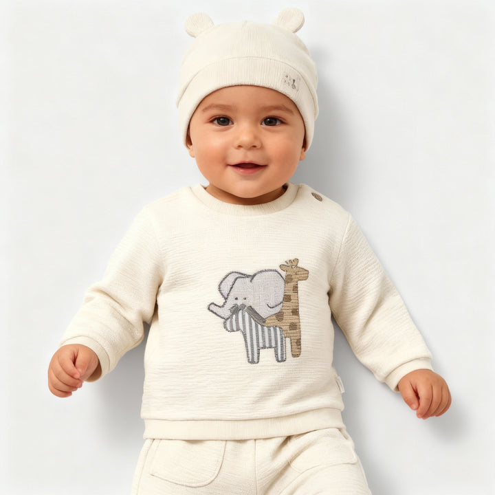 Mayoral Cream Safari Corduroy Set
