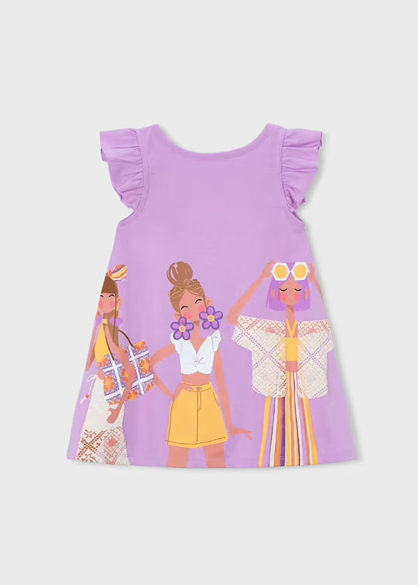 Mayoral Lilac Girls Dress